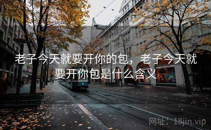 老子今天就要开你的包,老子今天就要开你包是什么含义 老子今天就要开你的包,老子今天就要开你包是什么含义