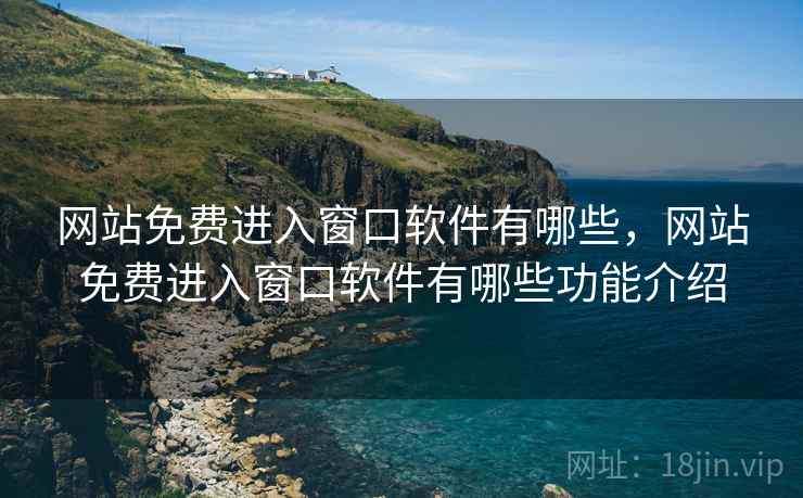 网站免费进入窗口软件有哪些，网站免费进入窗口软件有哪些功能介绍